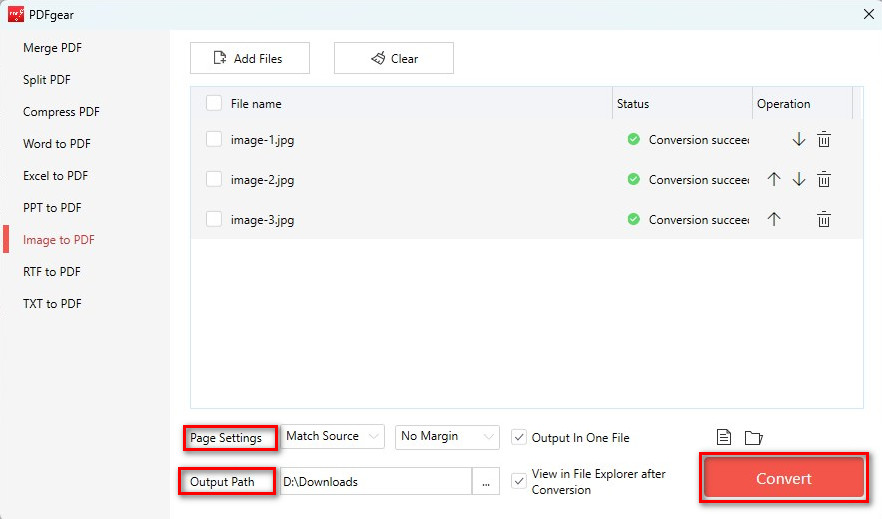Batch Convert JPG to PDF on Windows