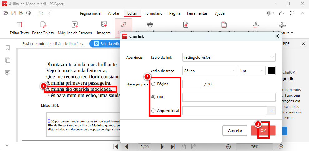 Colocar Vídeo em PDF com PDFgear