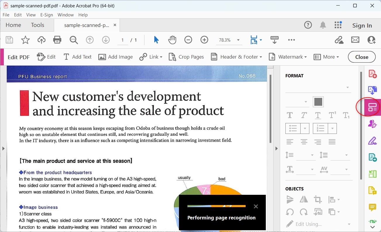 Convert a Scanned PDF to Editable with Acrobat