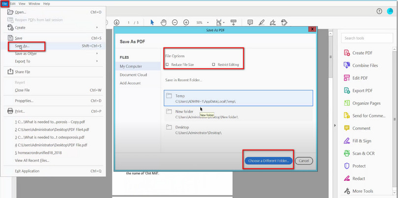 Enregistrer en tant que PDF