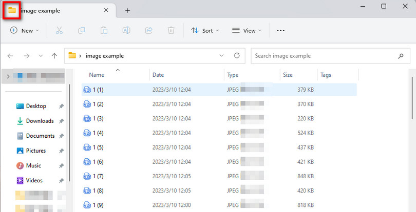 Mettre les JPEGs ensemble
