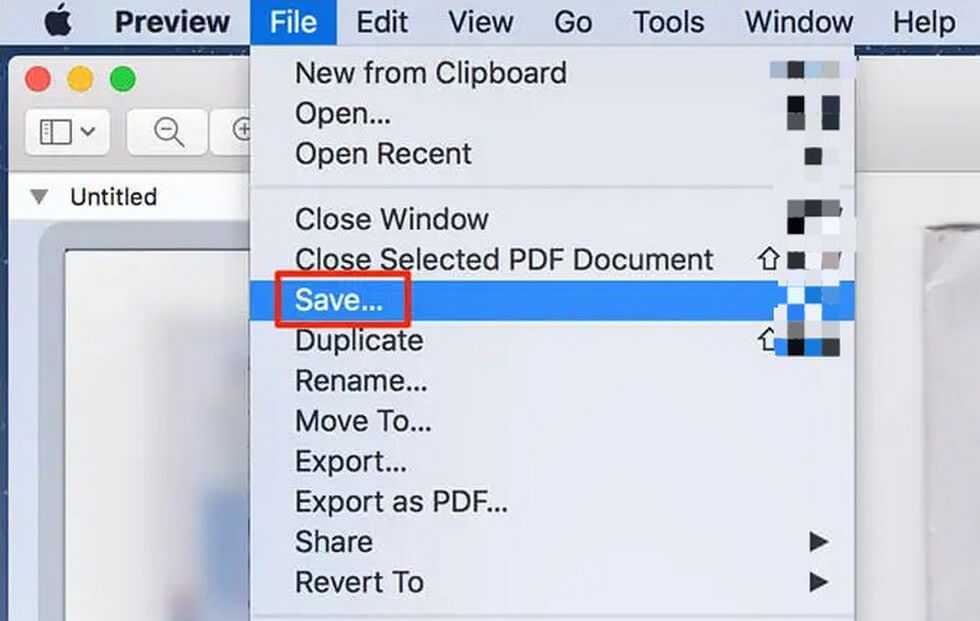 Save the Scanned File as a PDF