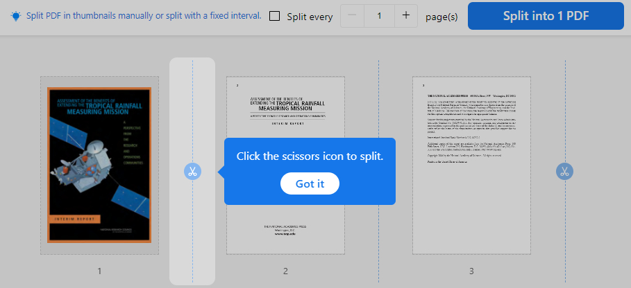 Split a PDF Online for Free