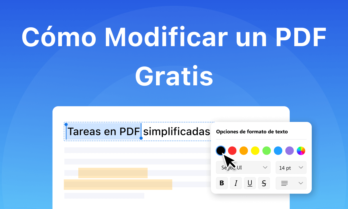 Cómo Modificar un PDF Gratis