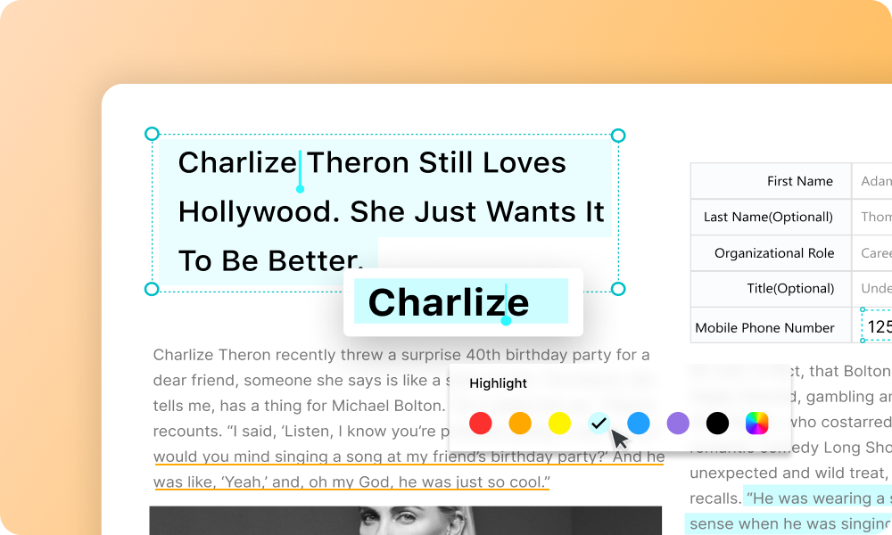 Competent Editing Features