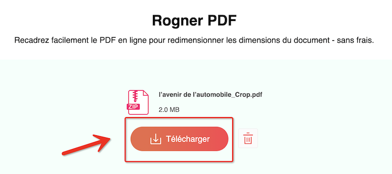 Téléchargez le fichier PDF recadré
