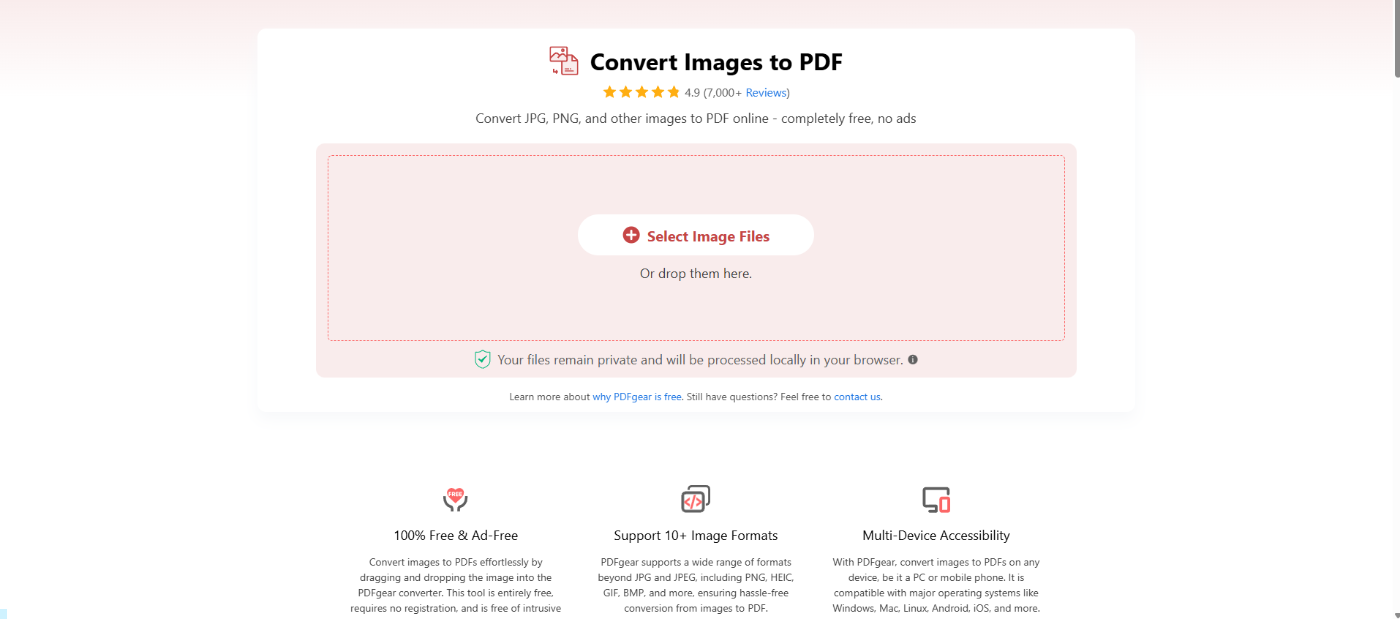 Screenshot to PDF